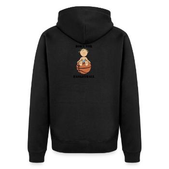 BB Boy 1 - Veste à capuche bio Premium Unisexe - noir - Dos - Nico (187cm)