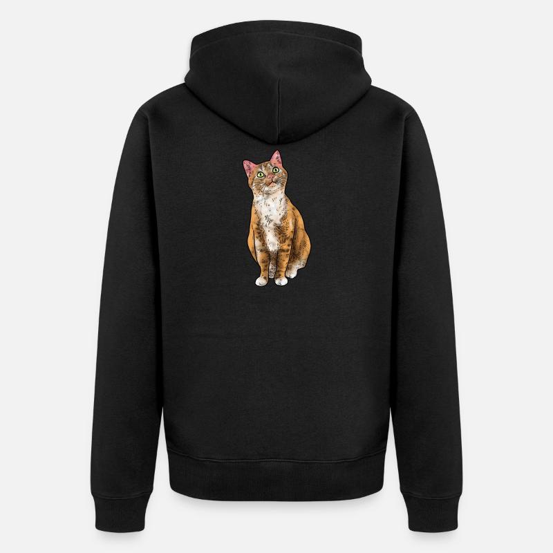 Chatons - Veste à capuche bio Premium Unisexe - noir