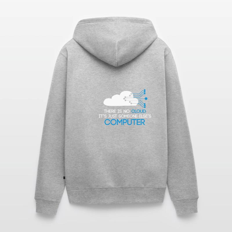 The Codefather Informatiker Programmierer Computer Unisex Premium Bio Zip Hoodie