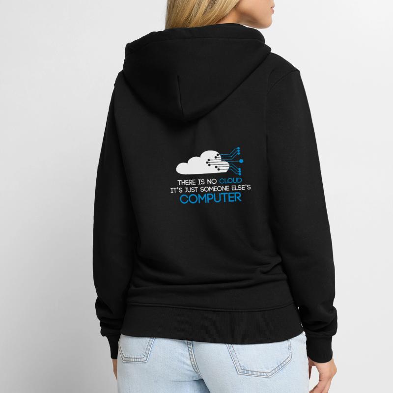 The Codefather Informatiker Programmierer Computer Unisex Premium Bio Zip Hoodie