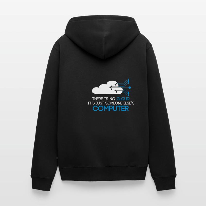 The Codefather Informatiker Programmierer Computer Unisex Premium Bio Zip Hoodie