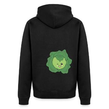 Kawaii Face Kawaii Costume Kawaii - Unisex Premium Organic Zip Hoodie - black - Back - Nico (187cm)