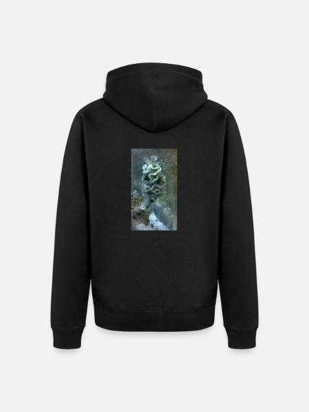 Sea Snail - Unisex Premium Organic Zip Hoodie - black
