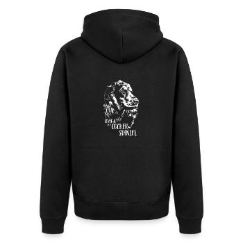 COCKER SPANIEL Dog Saying Dogs Saying Dogs - Unisex Premium Organic Zip Hoodie - black - Back - Nico (187cm)