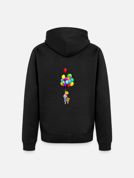 Mes ballons - Veste à capuche bio Premium Unisexe - noir