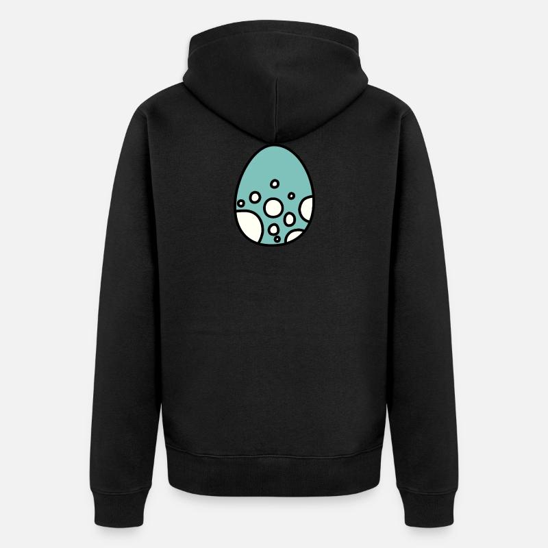 Dino Ei Baby - Veste à capuche bio Premium Unisexe - noir