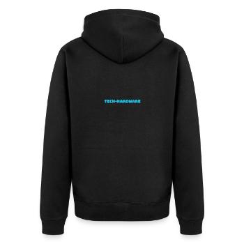 Tech Hardware - Veste à capuche bio Premium Unisexe - noir - Dos - Nico (187cm)