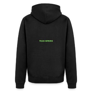 TEAM SPRING - Veste à capuche bio Premium Unisexe - noir - Dos - Nico (187cm)