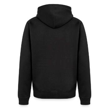 Katharina Spruch en Russie Russie Tenue pour - Veste à capuche bio Premium Unisexe - noir - Dos - Nico (187cm)