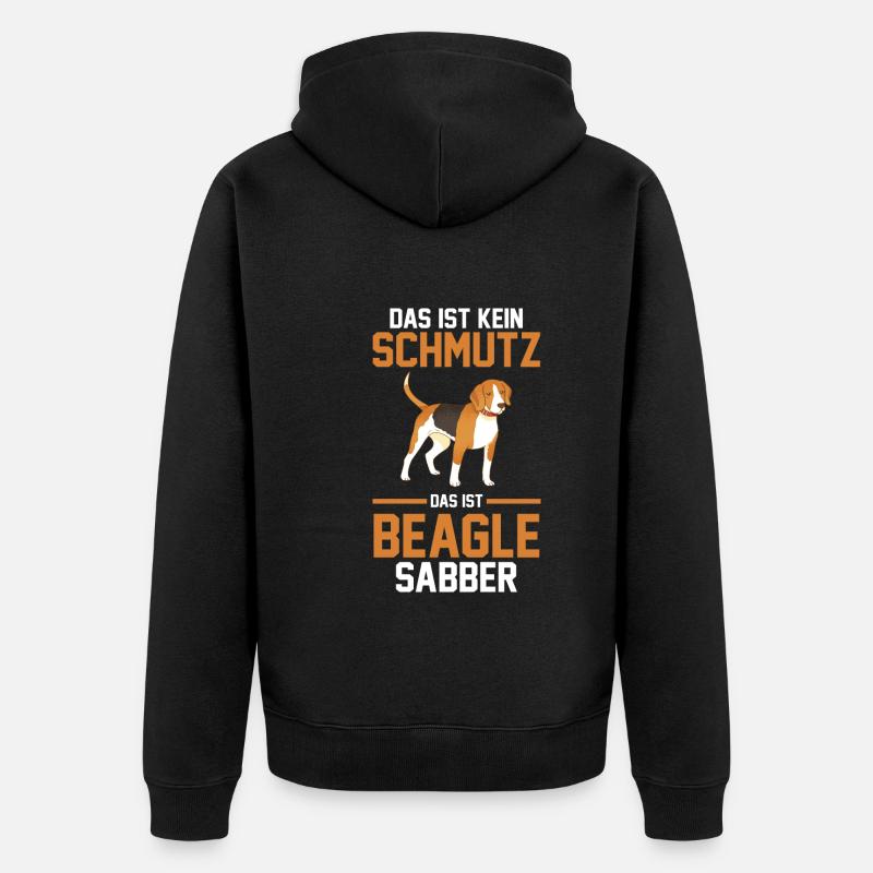 Dog Beagle - Veste à capuche bio Premium Unisexe - noir