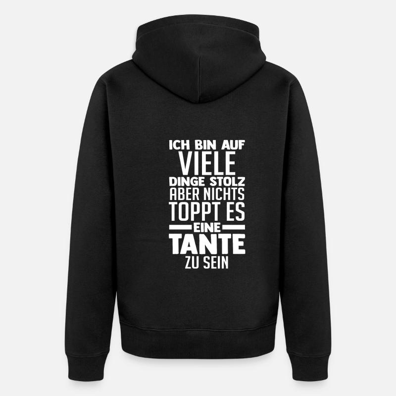Marraine Tante - Veste à capuche bio Premium Unisexe - noir