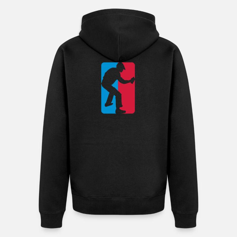 Premier Ligue Graffiti 2020 - Veste à capuche bio Premium Unisexe - noir