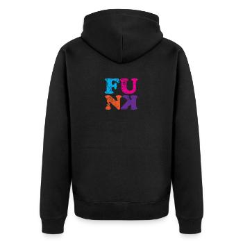 Funk Soul Music - Veste à capuche bio Premium Unisexe - noir - Dos - Nico (187cm)