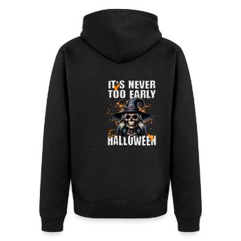 In a world full of princesses, be a witch - Unisex Premium Organic Zip Hoodie - black - Back - Nico (187cm)