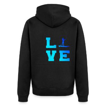 Standup Paddling Sup Standup Paddleboard Homme - Veste à capuche bio Premium Unisexe - noir - Dos - Nico (187cm)