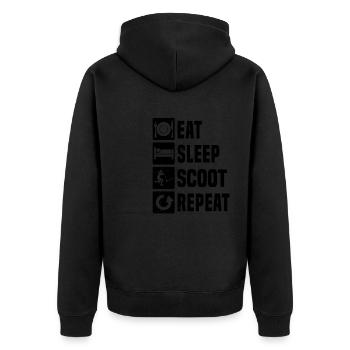 Stunt Scooter Scooter Stunt Ladies Stunt Scooter - Veste à capuche bio Premium Unisexe - noir - Dos - Nico (187cm)