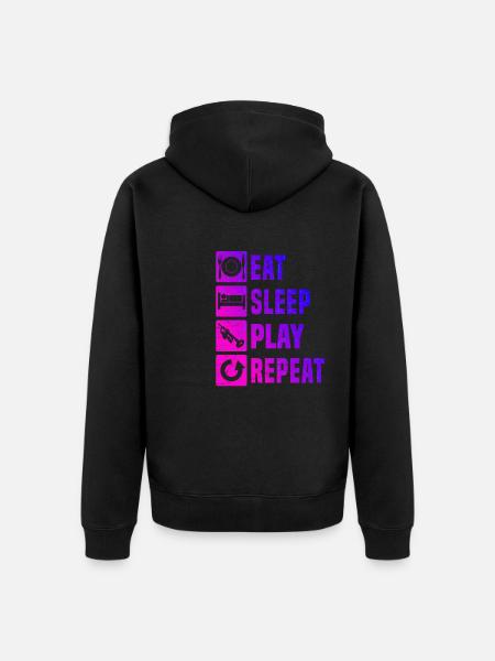 Trompete Trumpet Trompetenspieler Trompeter - Unisex Premium Bio Zip Hoodie - Schwarz