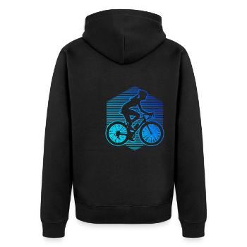 Cyclisme Cyclisme VTT Cyclisme - Veste à capuche bio Premium Unisexe - noir - Dos - Nico (187cm)