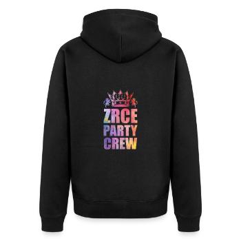 Dire de l’équipe de fête Zrce - Veste à capuche bio Premium Unisexe - noir - Dos - Nico (187cm)