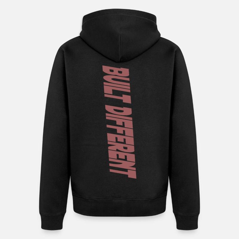 Construit différemment - Veste à capuche bio Premium Unisexe - noir