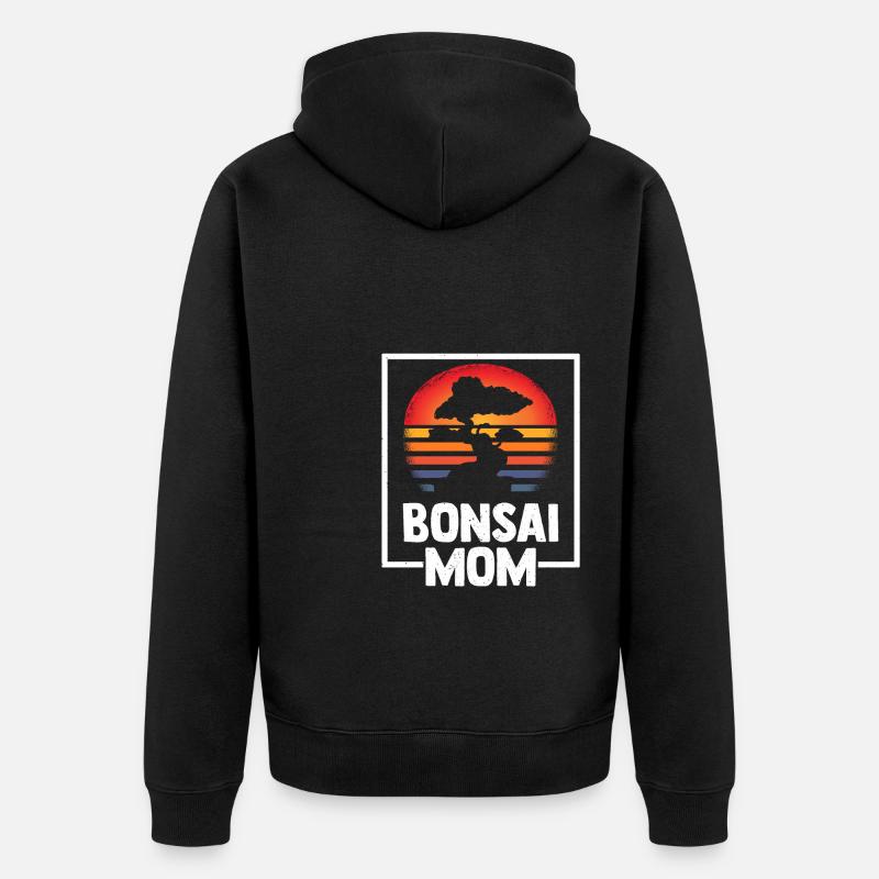 Bonsaï Maman - Veste à capuche bio Premium Unisexe - noir