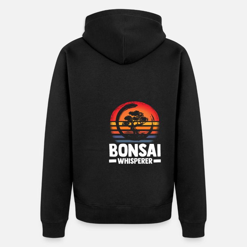 Bonsaï - Veste à capuche bio Premium Unisexe - noir