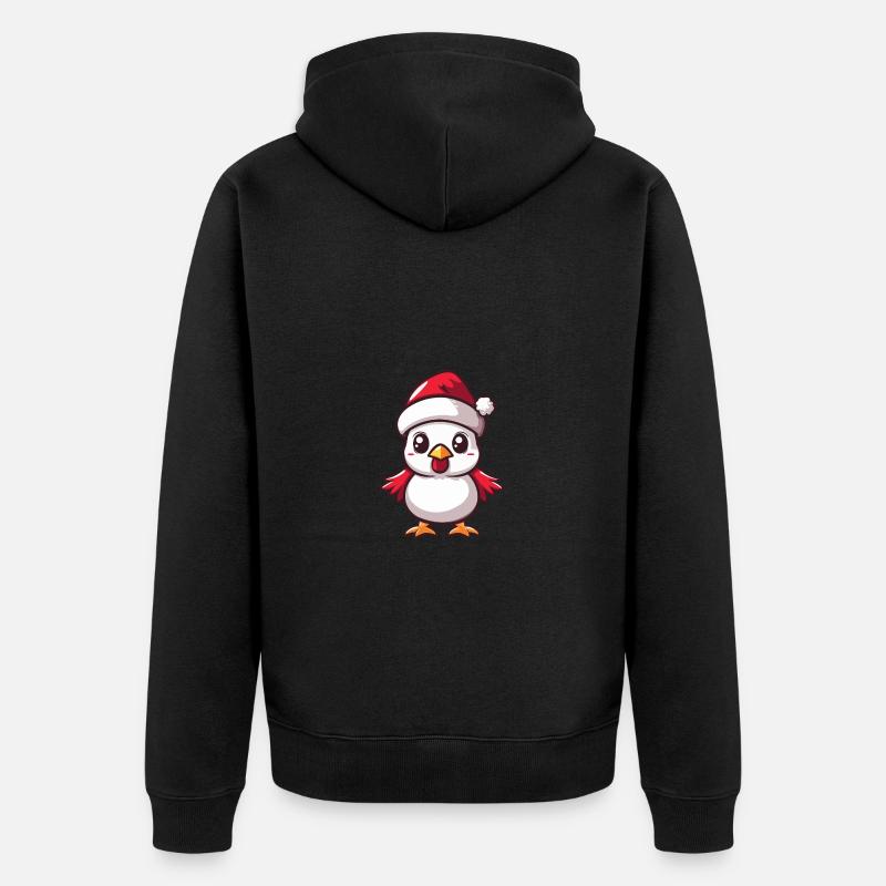 Noël mignon - Veste à capuche bio Premium Unisexe - noir