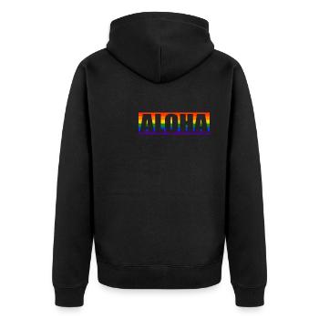 Chaque Jeck est différent! Moi aussi. Carnaval LGBTQ de Cologne - Veste à capuche bio Premium Unisexe - noir - Dos - Nico (187cm)