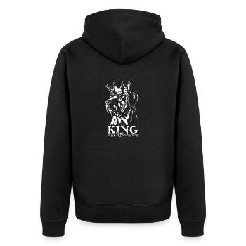 Tosa Inu King Chien disant Chiens Wilsigns - Veste à capuche bio Premium Unisexe - noir - Dos - Nico (187cm)