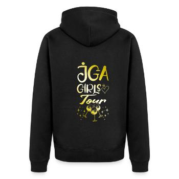 Jga Bachelorettes Girls Tour Or - Veste à capuche bio Premium Unisexe - noir - Dos - Nico (187cm)