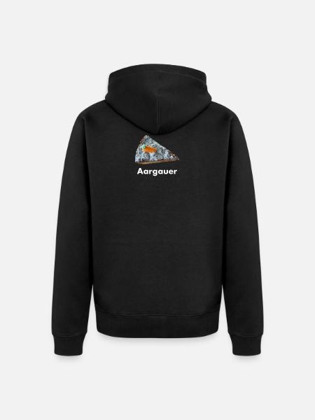 Aargauer - Unisex Premium Bio Zip Hoodie - Schwarz