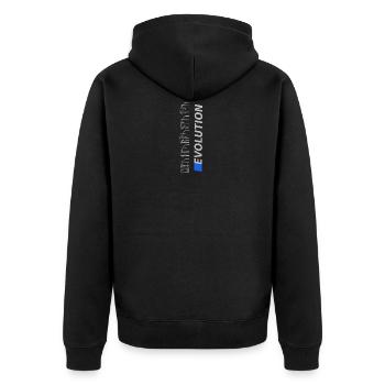 Evo Bimmer - Veste à capuche bio Premium Unisexe - noir - Dos - Nico (187cm)