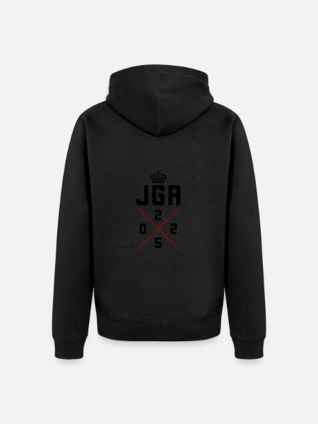 Jga 2025 Junggesellenabschied - Unisex Premium Bio Zip Hoodie - Schwarz
