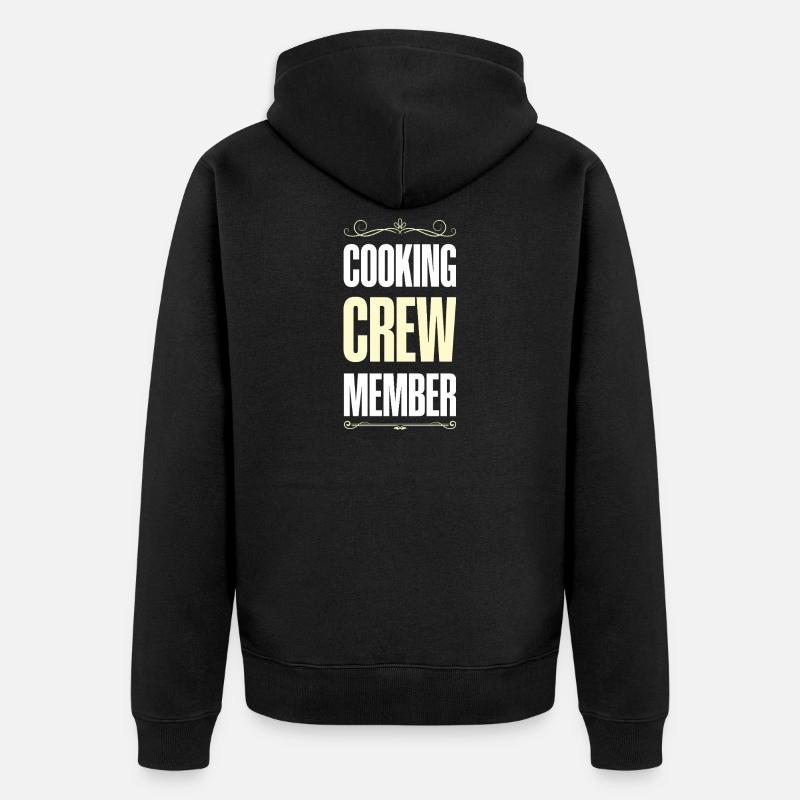 Équipe de cuisine - Veste à capuche bio Premium Unisexe - noir