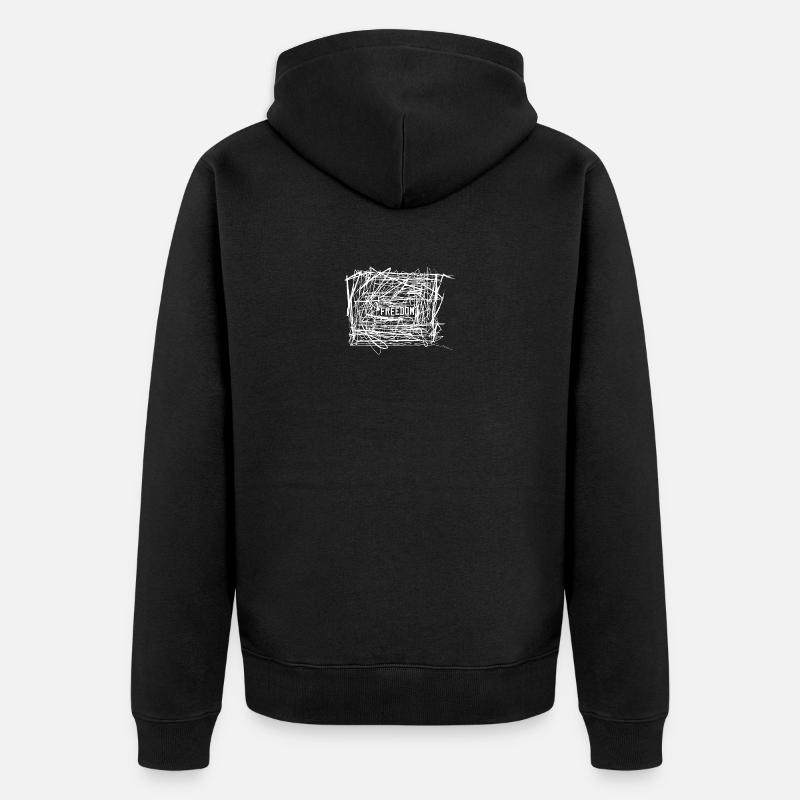 Freedom - Veste à capuche bio Premium Unisexe - noir