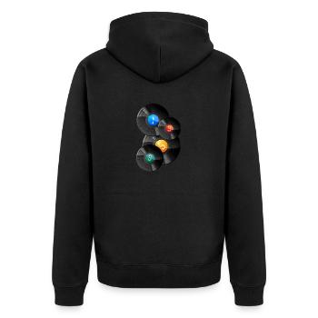 Millésime 1959 - Veste à capuche bio Premium Unisexe - noir - Dos - Nico (187cm)