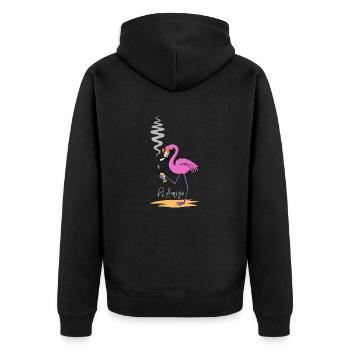 Flamingo Mexiko - Veste à capuche bio Premium Unisexe - noir - Dos - Nico (187cm)