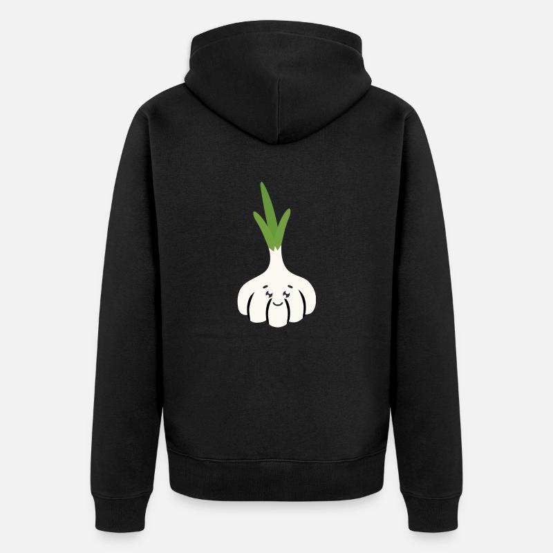 Ail - Veste à capuche bio Premium Unisexe - noir