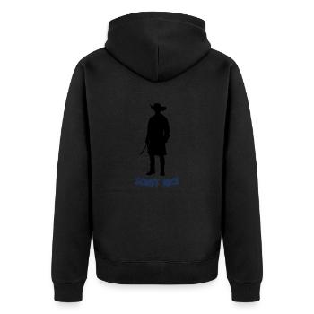 Bateau pirate ahoy - Veste à capuche bio Premium Unisexe - noir - Dos - Nico (187cm)