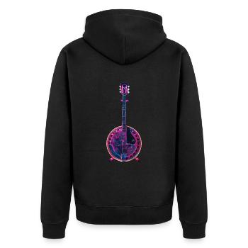 Banjo - Veste à capuche bio Premium Unisexe - noir - Dos - Nico (187cm)