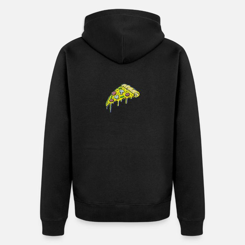 PIZZA - Veste à capuche bio Premium Unisexe - noir