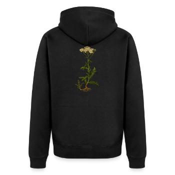 herbes thym romarin persil origan aneth - Veste à capuche bio Premium Unisexe - noir - Dos - Nico (187cm)