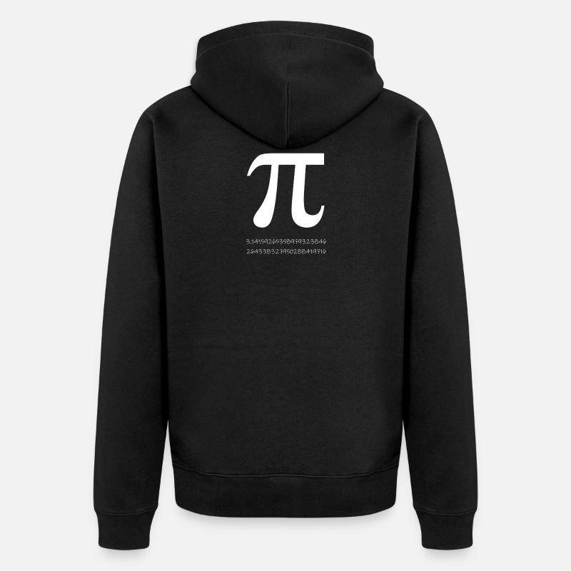 Pi - Veste à capuche bio Premium Unisexe - noir