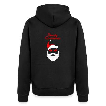 Noël sanglant Joyeux Noël Horreur - Veste à capuche bio Premium Unisexe - noir - Dos - Nico (187cm)