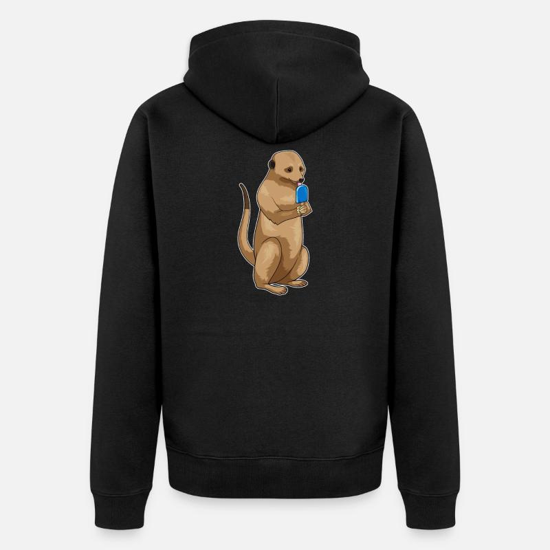Suicates popsicles - Veste à capuche bio Premium Unisexe - noir