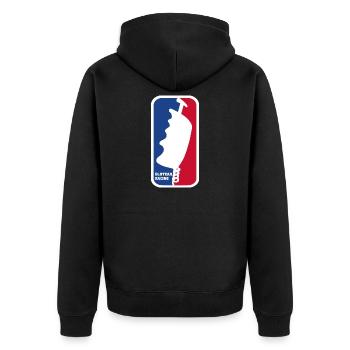 Slotcar Racing Liga - Unisex Premium Bio Zip Hoodie - Schwarz - Hinten - Nico (187cm)