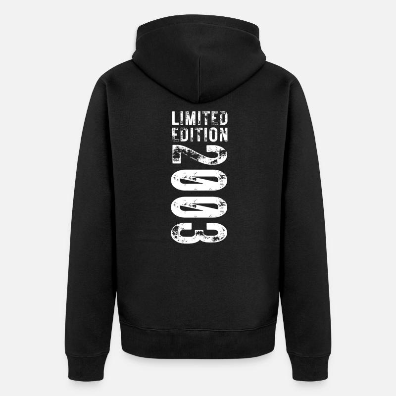 édition limitée 2003 - Veste à capuche bio Premium Unisexe - noir