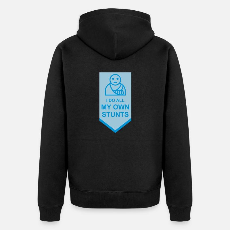 Toutes mes propres cascades - Veste à capuche bio Premium Unisexe - noir