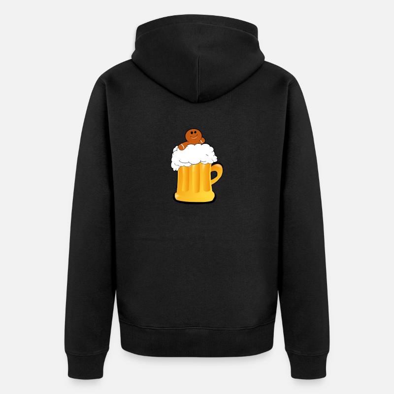 Beer Pool - Veste à capuche bio Premium Unisexe - noir
