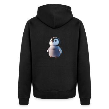 Pingouin - Veste à capuche bio Premium Unisexe - noir - Dos - Nico (187cm)